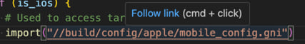 Following imports