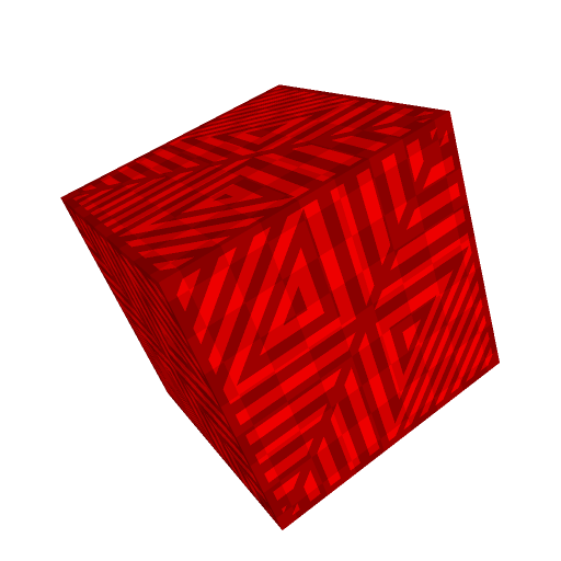 a red cube