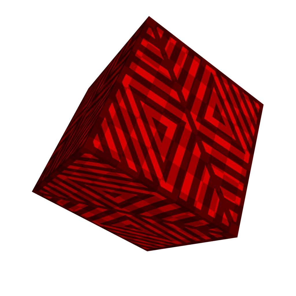 a red cube