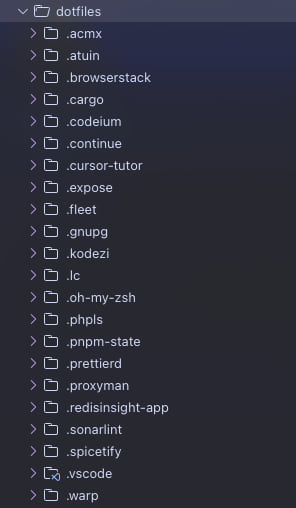 Dotfiles Structure