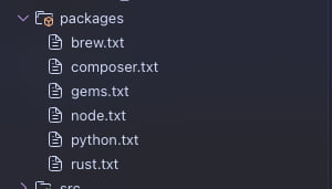 Packages Structure