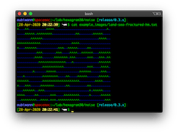 Land/Sea ASCII Output