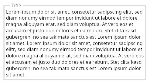 LabeledFrame showcase