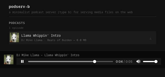 screenshot of the first version
