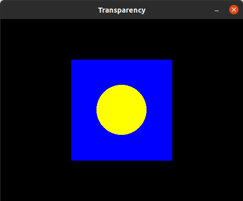 Example: Transparency