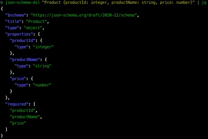 JSON Schema DSL CLI