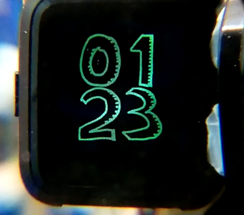 Hand-Drawn Watch Face for Rust + Mynewt on PineTime Smart Watch