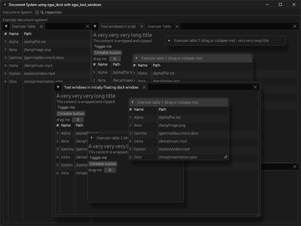 egui_tool_windows — Rust GUI library // Lib.rs
