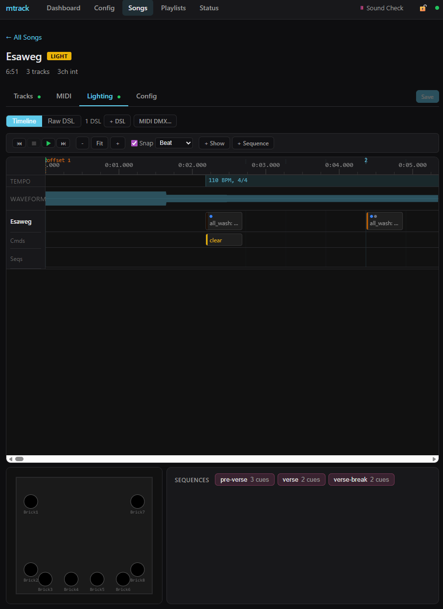 Timeline editor