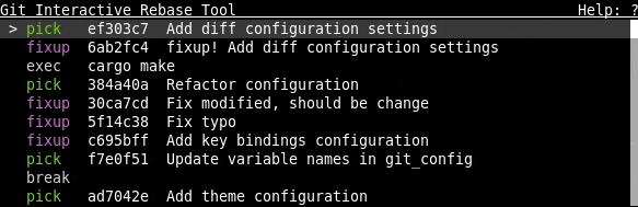 Commit diff