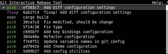 Git Interactive Rebase Tool