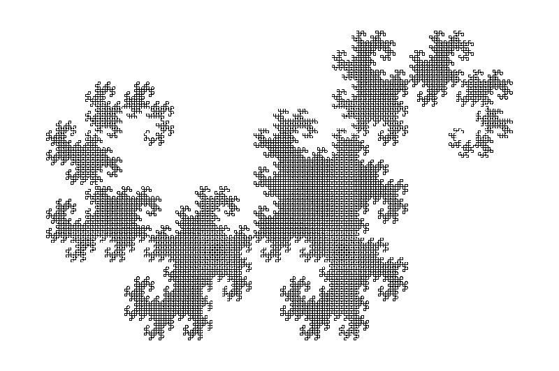 Dragon Curve 14 iterations