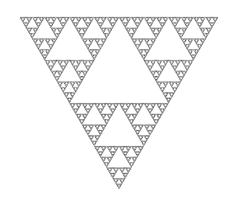 Sierpinski 9 iterations