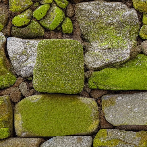 An image of an ancient mossy stone