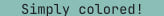 Cyan text color in terminal