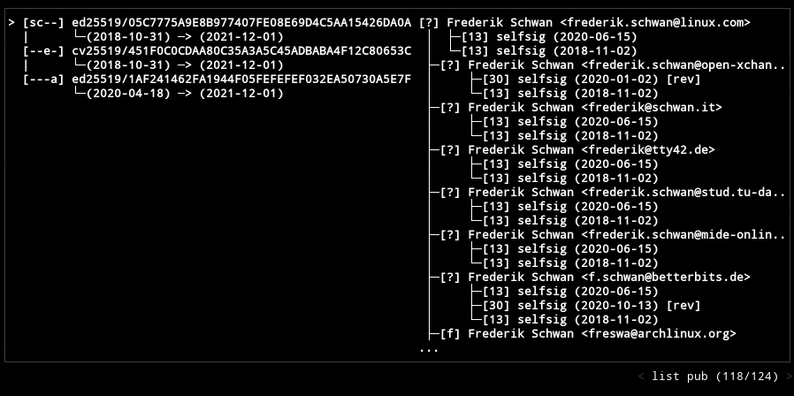 gpg-tui — command-line utility in Rust // Lib.rs