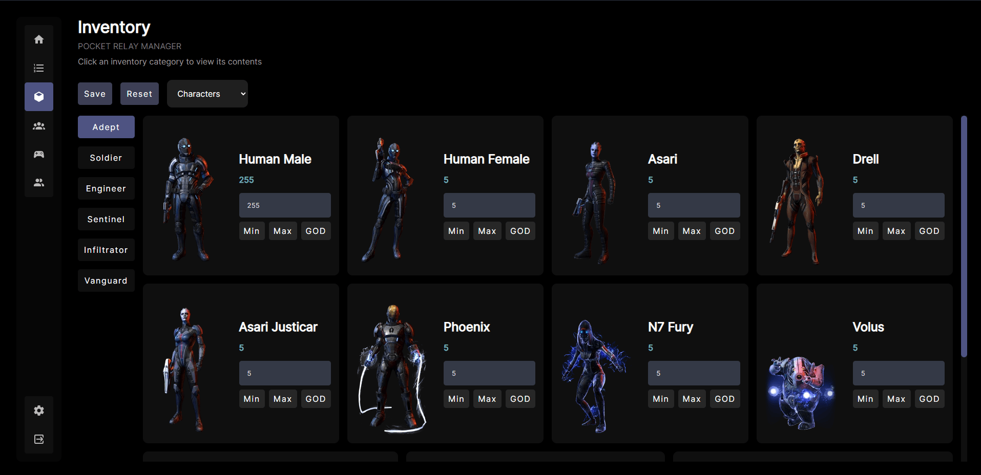 Dashboard Inventory