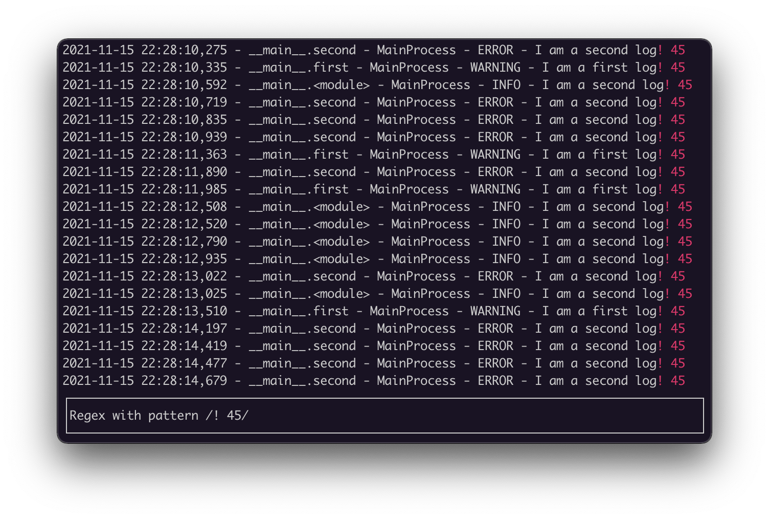 regex