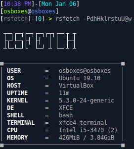 rsfetch-style