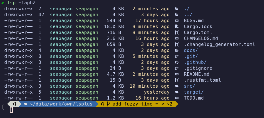 fuzzy date output