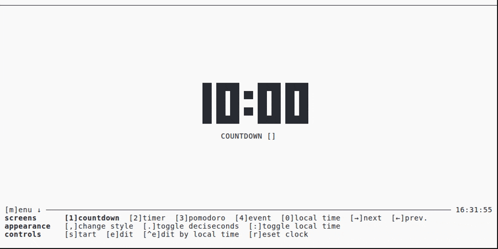 local time at footer