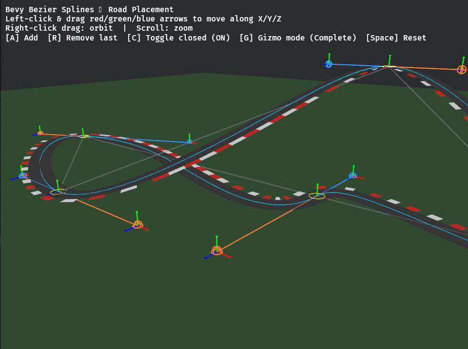 bevy-bezier-splines — Rust game dev // Lib.rs