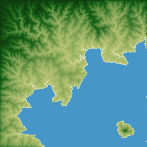 Terrain Generation from Given Parameters