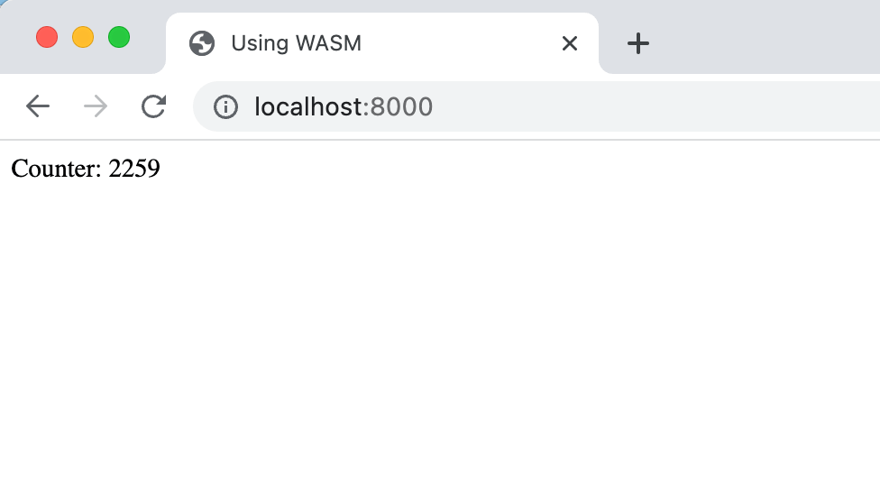 Using WASM