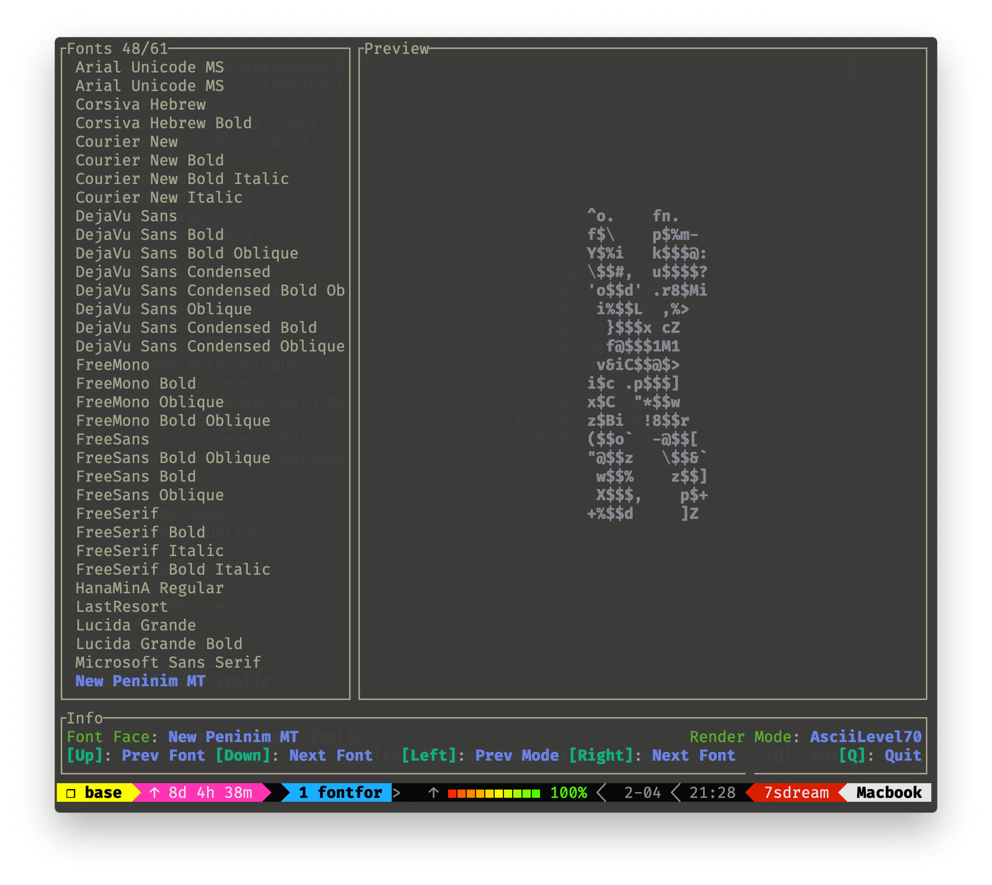 tui-ascii-70-mode