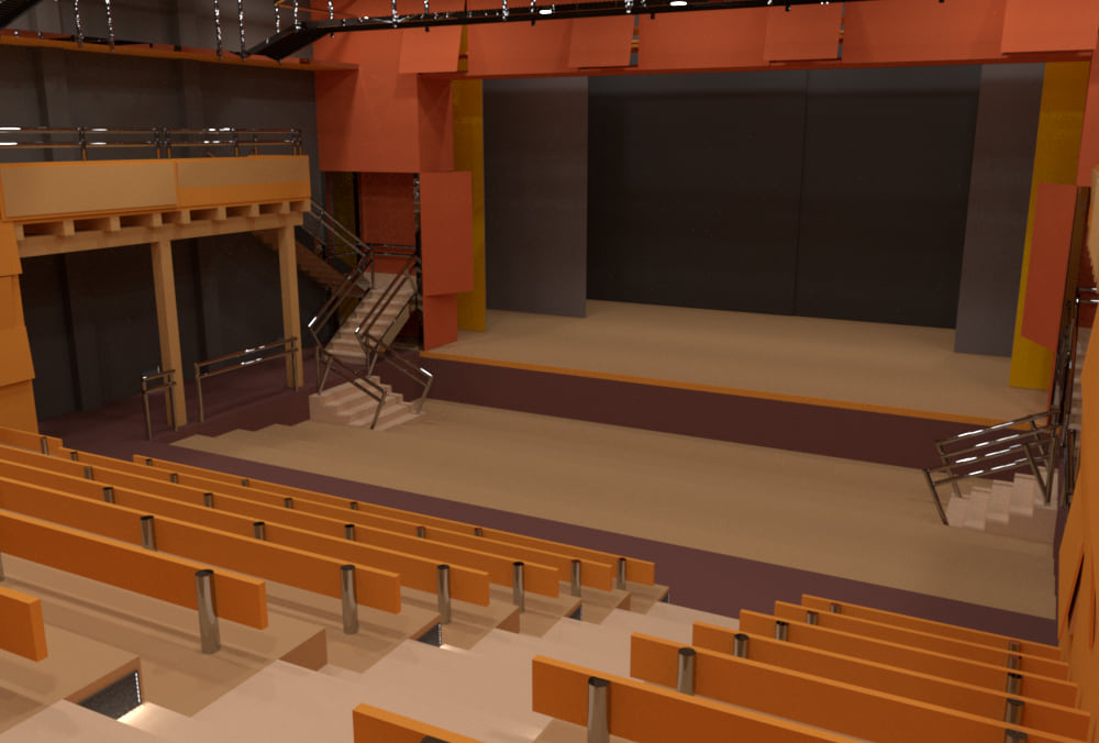 Theater rendered by rs_pbrt