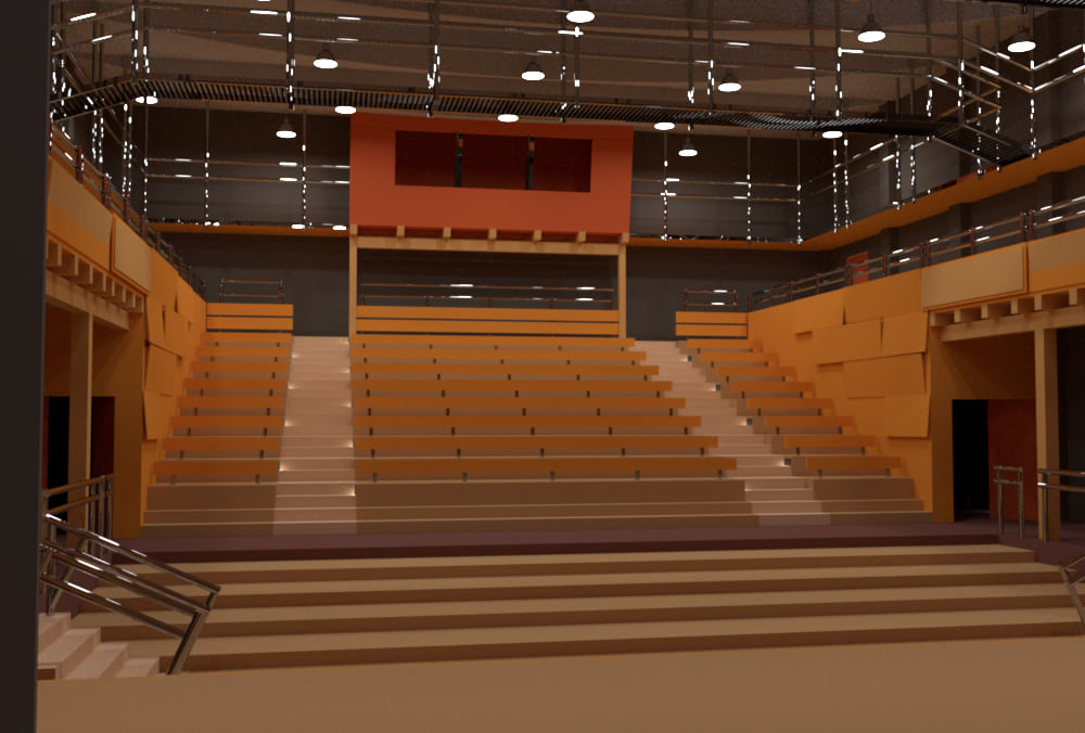 Theater rendered by rs_pbrt