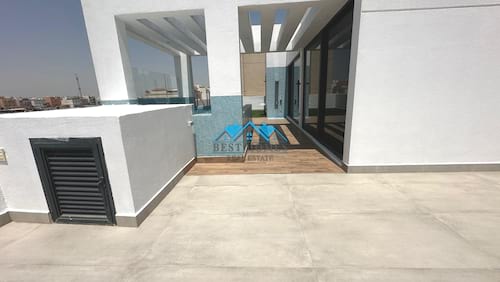 Spacious 3 Bedrooms Penthouse with Sea View Balcony in Fnaitees