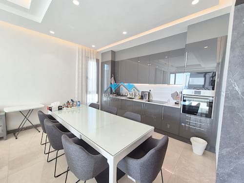 High End Quality Modern Furnished Penthouse Apartment with Panoramic Sea View in Salmiya