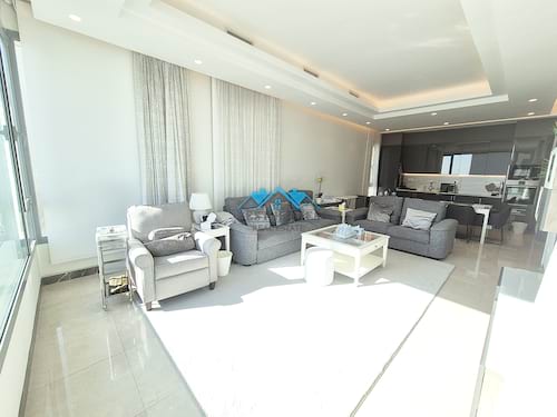 High End Quality Modern Furnished Penthouse Apartment with Panoramic Sea View in Salmiya