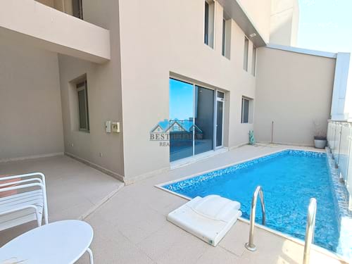 Modern Style Duplex Penthouse with Private Swimming Pool in Salmiya