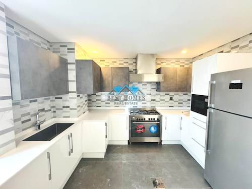 Modern 3 Master Bedrooms Duplex Apartment with Balcony and Garden in Masayel