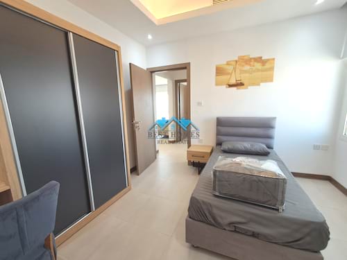 Elegant Fully Furnished 2 Bedroom Sea View Apartment in Fintas