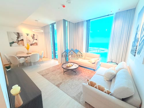 Luxury Fully Furnished 3 Master Bedroom Sea View Apartment in Hessa Al Mubarak