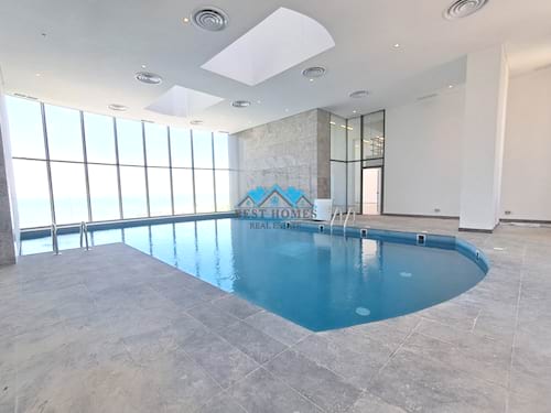 Brand New Modern 3 Bedrooms Apartment with Panoramic Sea View in Shaab