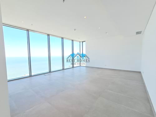 Brand New Modern 3 Bedrooms Apartment with Panoramic Sea View in Shaab