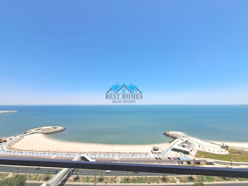 Brand New Modern 3 Bedrooms Apartment with Panoramic Sea View in Shaab