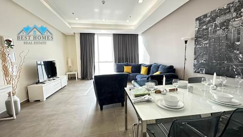 Modern Style 3 Bedrooms Furnished Sea View Apartment in Salmiya 