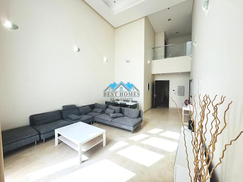 Seaview Fully Furnished Three Bedrooms Duplex Apartment in Salmiya