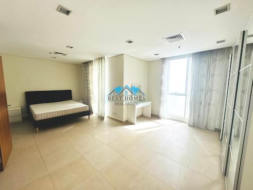 Seaview Fully Furnished Three Bedrooms Duplex Apartment in Salmiya