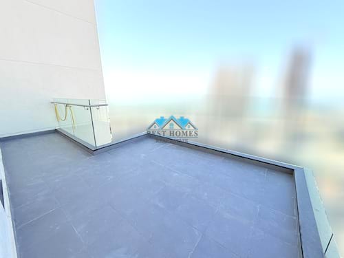 VVIP Luxury Brand New 4 Bedrooms Floor Apartment with Balconies in Hessa Al Mubarak