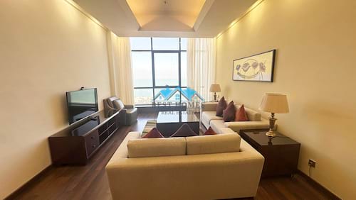 Modern Style Two Bedrooms Sea View Furnished Apartment in Bneid al Gar