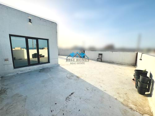 Spacious 2 Master Bedrooms Apartment with Private Rooftop in Salwa