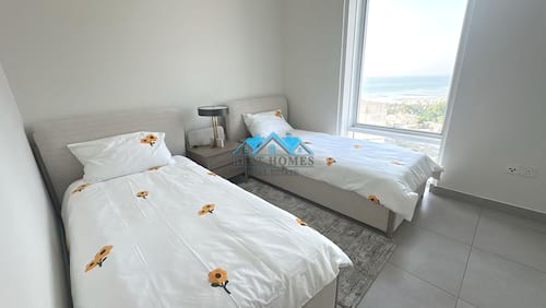 Modern Style Three Bedrooms Apartments Full Sea View in Kuwait City  