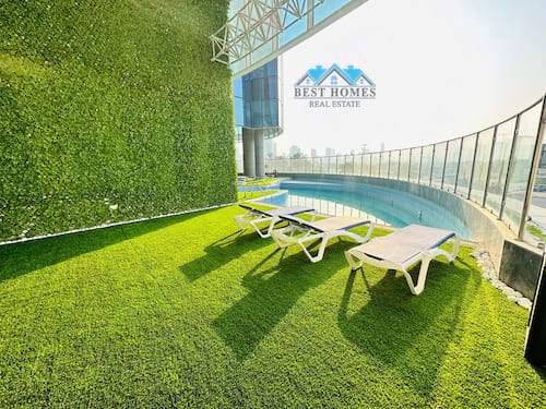 Modern 2 Bedrooms Fully Furnished Sea View Apartment in Salmiya
