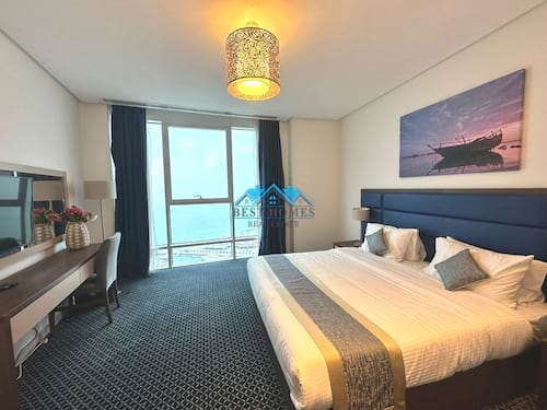 Modern 2 Bedrooms Fully Furnished Sea View Apartment in Salmiya